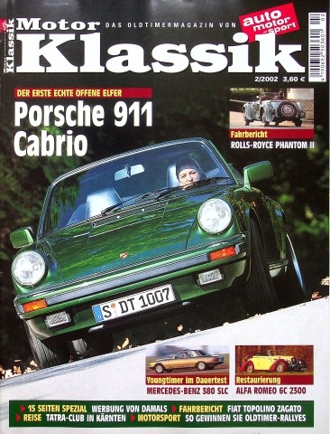 Deckblatt Motor Klassik (02/2002)